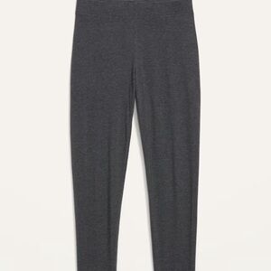 Matty Women Slim Pants Elastic Waist Stretch SZ M Dark Gray Back Pockets Shift